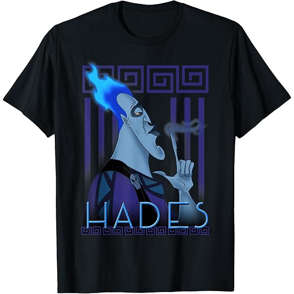 Amazon.com: Disney Hercules Hades Flame Portrait T-Shirt Small
